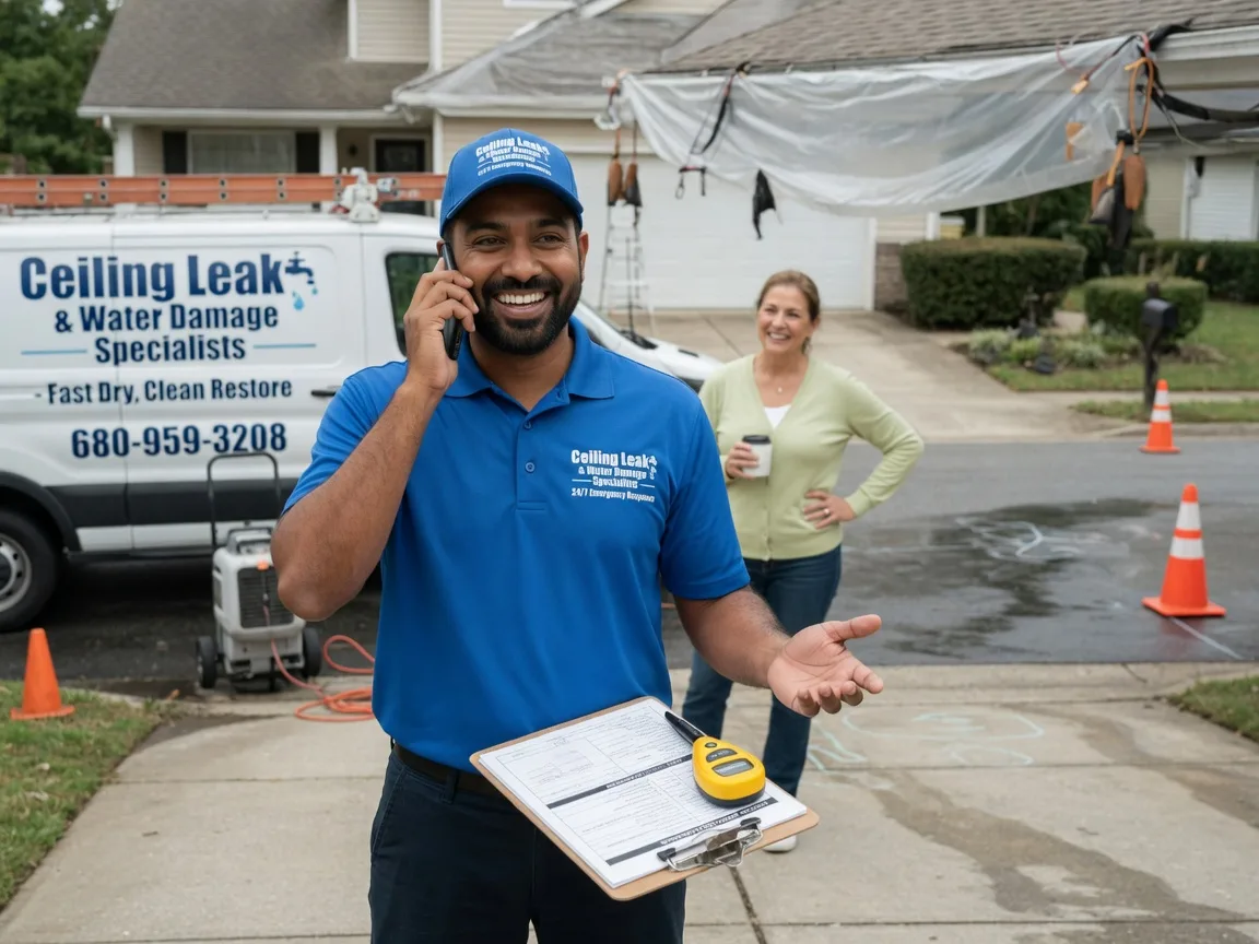 Ceiling Leak Cleanup Calumet, MI FAQs